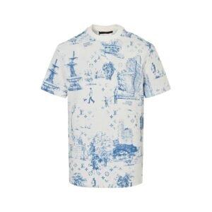 Louis Vuitton Printed Cotton Pique T-Shirt