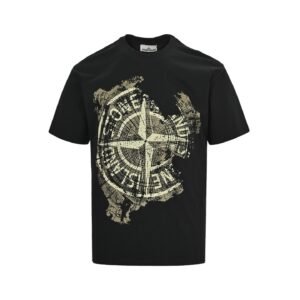 Stone Island Black Cotton Jersey T-Shirt