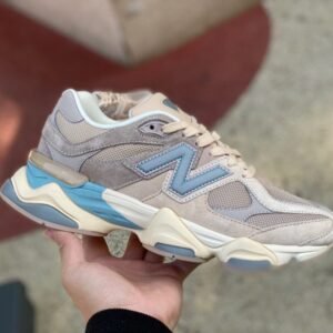 Alternative view of New Balance 9060 Ivory Cream Pink Sand