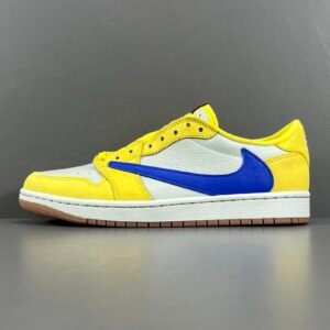 Alternative view of Jordan 1 Retro Low OG SP Travis Scott Canary