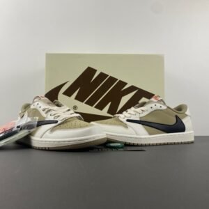 Alternative view of Jordan 1 Retro Low Golf
Travis Scott Neutral Olive