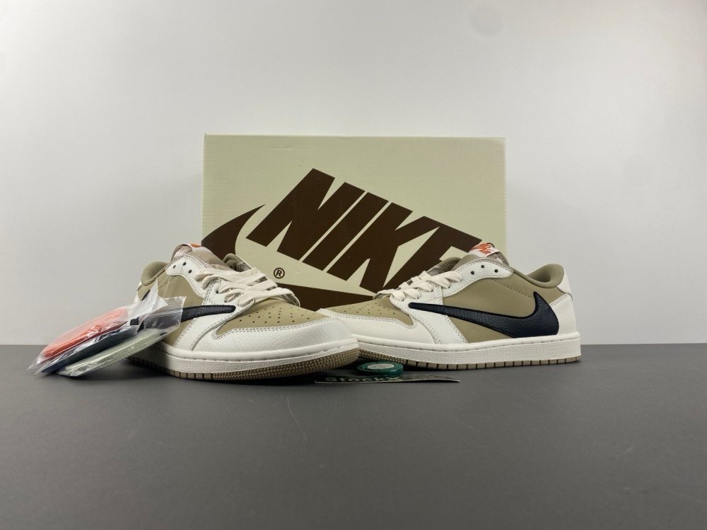 Jordan 1 Retro Low Golf
Travis Scott Neutral Olive - Afbeelding 2