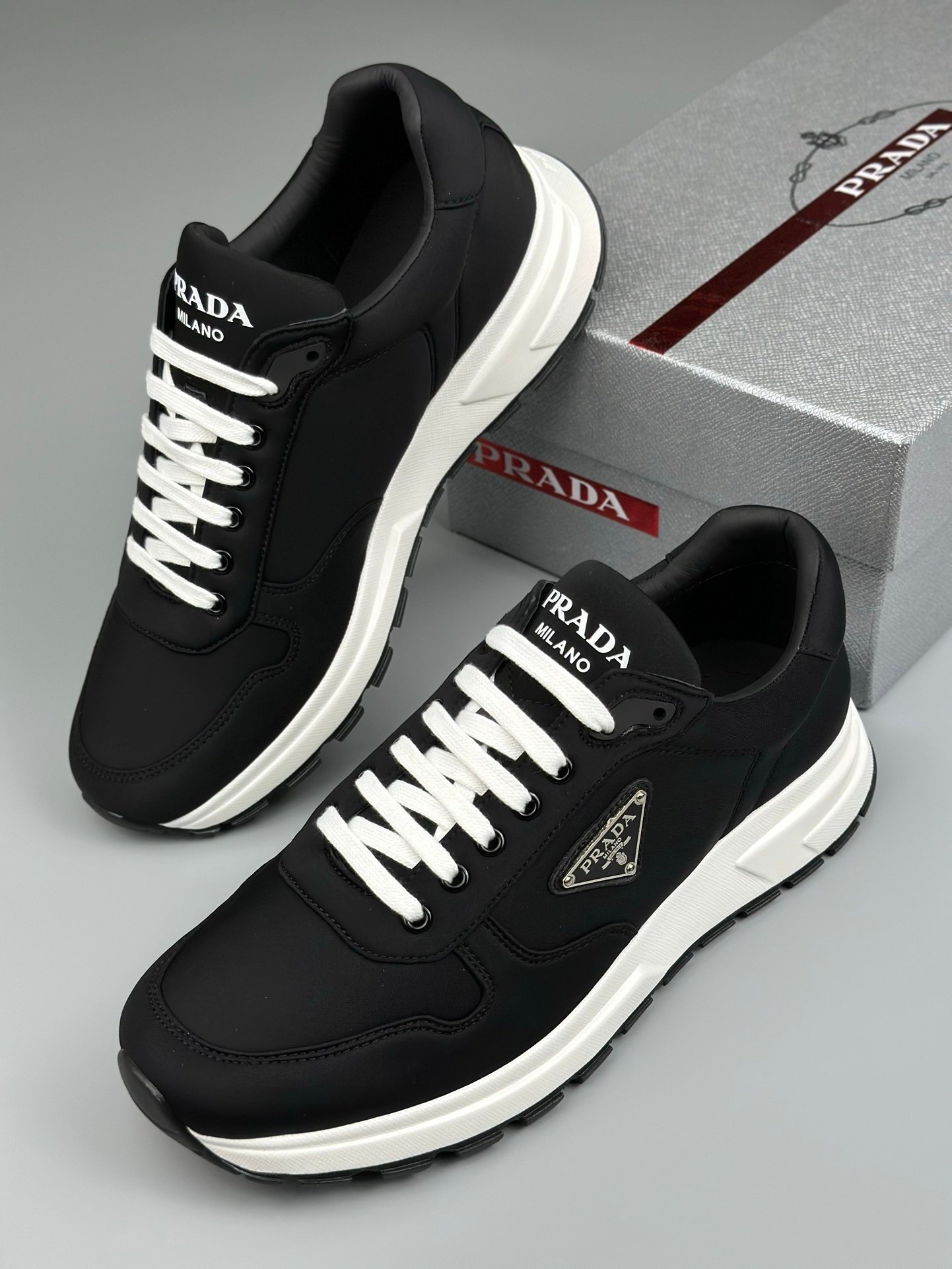 Prada Prax 01 Re-Nylon Black/White - Afbeelding 7