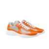 Prada Americas Cup Orange Trainers