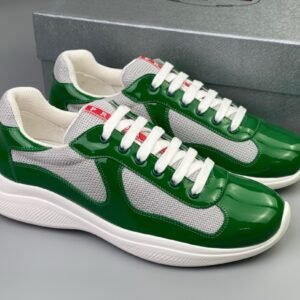 Alternative view of Prada Americas Cup Green Grey  Trainers