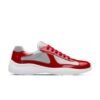 Prada Americas Cup Red Grey  Trainers