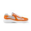 Prada Americas Cup Orange Grey  Trainers