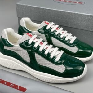 Alternative view of Prada Americas Cup Dark Green Grey  Trainers