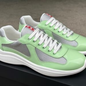 Alternative view of Prada Americas Cup Dark Mint Green Grey  Trainers