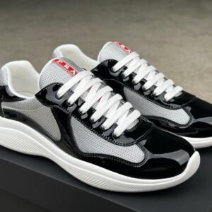 Alternative view of Prada Americas Cup Navy Grey Trainers Classic