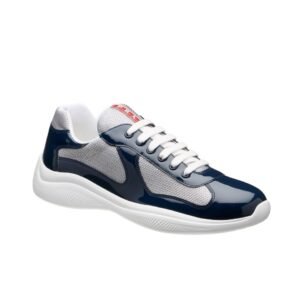 Prada Americas Cup Navy Grey Trainers Classic