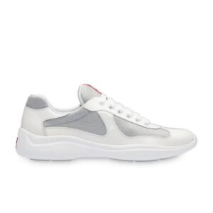 Prada Americas Cup White Grey Trainers