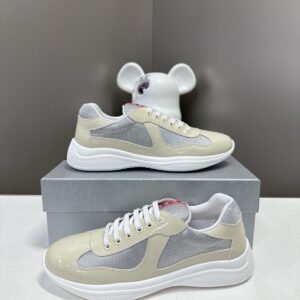 Alternative view of Prada Americas Cup Beige Grey Trainers