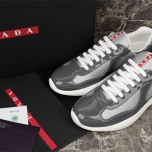 Alternative view of Prada Americas Cup Anthracite Grey Trainers