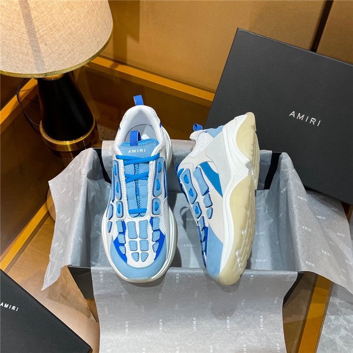 Amiri Bone Runner Bone Runner White Blue - Afbeelding 2
