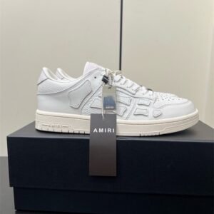 Alternative view of Amiri Varsity Skel Low Top White