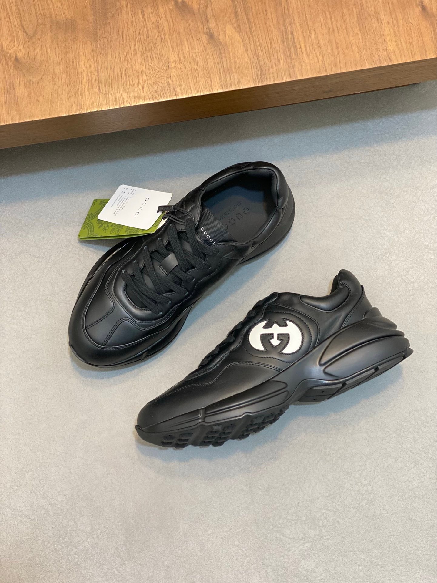 Gucci Rhyton Interlocking G Black/White - Afbeelding 6