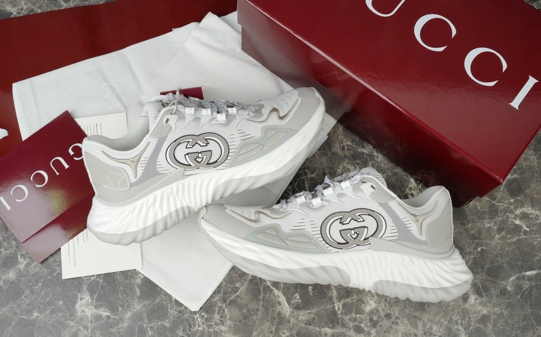 Gucci Ripple Splash White Grey - Afbeelding 3