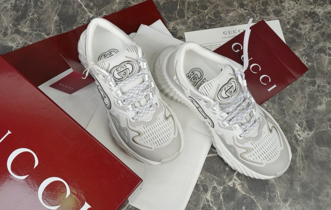 Gucci Ripple Splash White Grey - Afbeelding 4