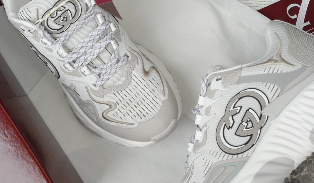 Gucci Ripple Splash White Grey - Afbeelding 7