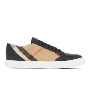 Burberry Black Housecheck Canvas Sneaker