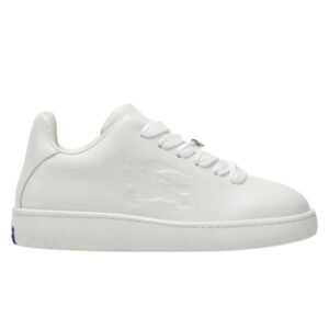 Burberry Low Top Leather Box Sneaker White