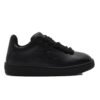 Burberry Low Top Leather Box Sneaker Black
