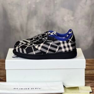 Alternative view of Burberry Check Terrace Sneakers Black