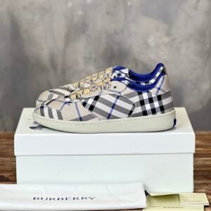 Alternative view of Burberry Check Terrace Sneakers White