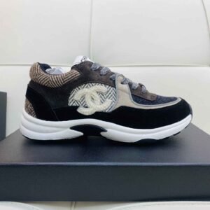 Alternative view of Chanel Low Top CC Trainer Brown Black White