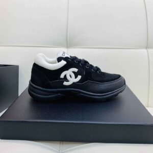 Alternative view of Chanel Low Top CC Trainer Black/White