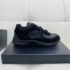 Alternative view of Chanel Low Top CC Trainer Black on Black