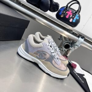 Alternative view of Chanel Low Top CC Trainer Grey