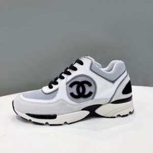 Alternative view of Chanel Low Top CC Trainer Black Logo White