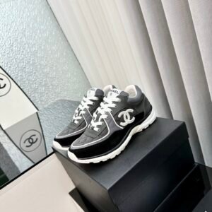 Alternative view of Chanel Low Top CC Trainer Black Grey White