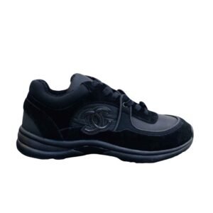 Chanel Low Top CC Trainer Black on Black