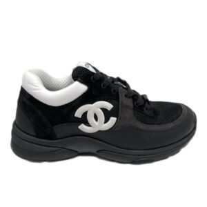 Chanel Low Top CC Trainer Black/White