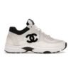 Chanel Low Top CC Trainer Black/White