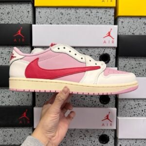 Alternative view of Jordan 1 Retro Low OG SP
Travis Scott Sail Tropical Pink