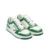 Prada Downtown Leather White Green Re-Nylon