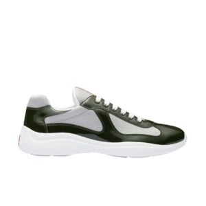 Prada Americas Cup Dark Green Grey  Trainers