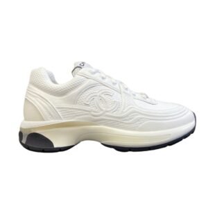 Chanel Low Top CC Trainer White