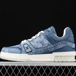 Alternative view of Louis Vuitton Trainer Monogram Denim Blue