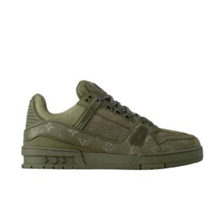 Louis Vuitton Trainer Monogram Forest Green