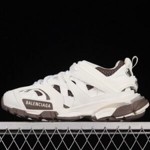 Alternative view of Balenciaga Track Trainer White Brown
