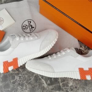 Alternative view of Hermes Bouncing Sneaker White Orange