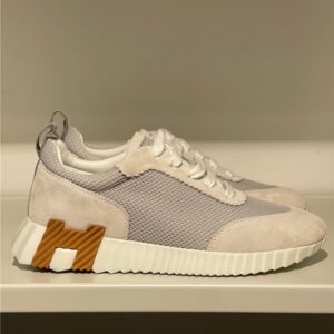 Alternative view of Hermes Bouncing Sneaker White Brown H