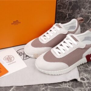 Alternative view of Hermes Bouncing Sneaker White Bordeaux
