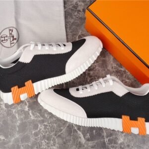 Alternative view of Hermes Bouncing Sneaker Black White Orange