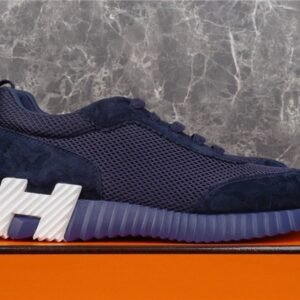 Alternative view of Hermes Bouncing Sneaker Navy Blue White